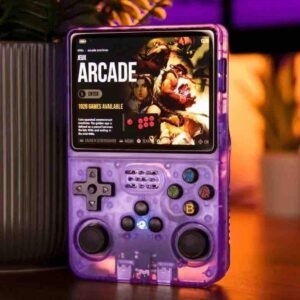 HULKS Deal R36S Handheld Game Console 3.5 inch Retro Handheld Video Games Consoles Built-in Rechargeable Battery Portable Style Hand Held Game Consoles System