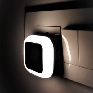 HOARD 0.5W Led Plug in Smart Night Lamp with Automatic Sensor Smart Led Night Lamp -(Warm White) Pack of 1(Polycarbonate)