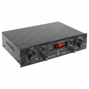 Dulcet DC-A50X 2 Channel Stereo Amplifier with Big LED Display/Bluetooth/MIC Input/USB/SD Card Slot/FM Radio/AUX Input/Remote Control & Built-in Equalizer with Bass, Treble & Balance Control