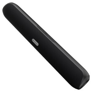 Zebronics Wireless Bluetooth Soundbar, 26 Watts, Upto 7 Hours Playback, Dual 52mm Drivers, Dual Passive Radiators, LED Indicator, TWS, Fabric Finish, Type-C Charging, USB, AUX (Vita Bar 203)