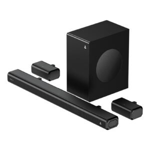 boAt (2025 Aavante Prime 5.1 5000D, Cinematic Dolby Audio, 500W Signature Sound, 5.1-CH, Multiple Ports, EQ Modes & Remote, Bluetooth Sound bar, Home Theatre Soundbar Speaker (Premium Black)