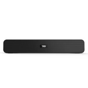 RD SP-12 Smart Portable Stereo Wireless Soundbar Bluetooth V5.0 Connectivity15 Watts 2.0 Sound Treble Extra Bass Speaker Supports TF/SD Card/USB/AUX 8 Hours Playback Time IPX4 Waterproof- Black Color